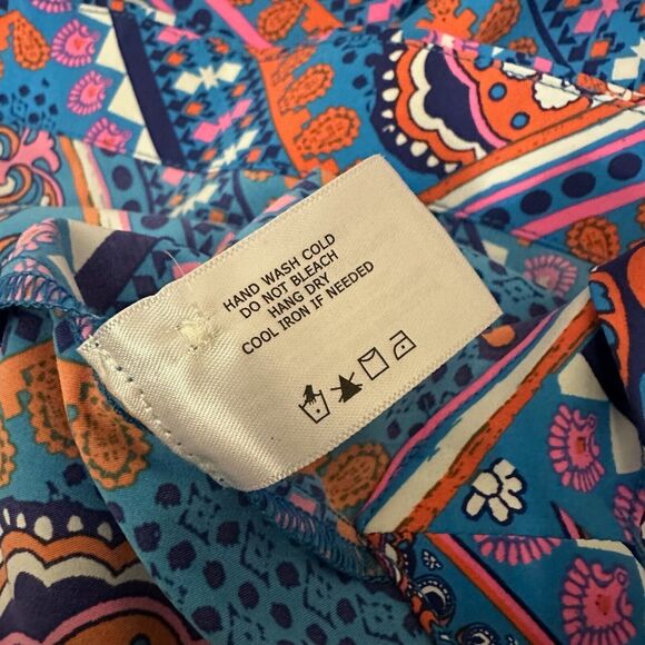 Coolibar Oceanside Tunic Dress Multi Geometric UPF 50+ Swim Coverup - Picture 8 of 11